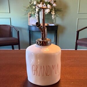 Rae Dunn White Ceramic Grandma Mister